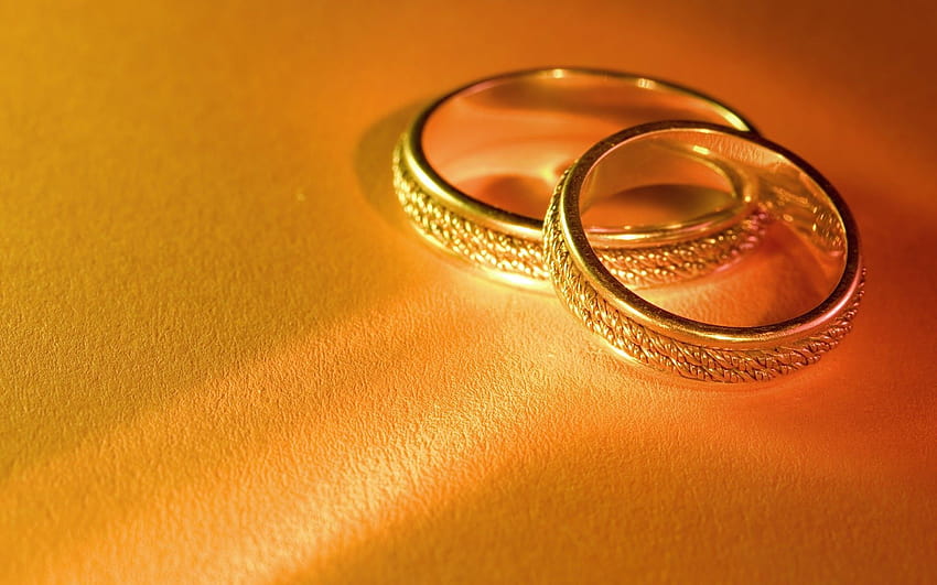 Gold Ring, wedding rings HD wallpaper