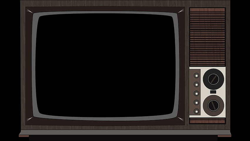 Stary telewizor PNG, stary telewizor Tapeta HD