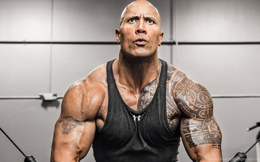 The Rock Actor Gym Exercise Workout Backgrounds, dwayne johnson gym HD wallpaper