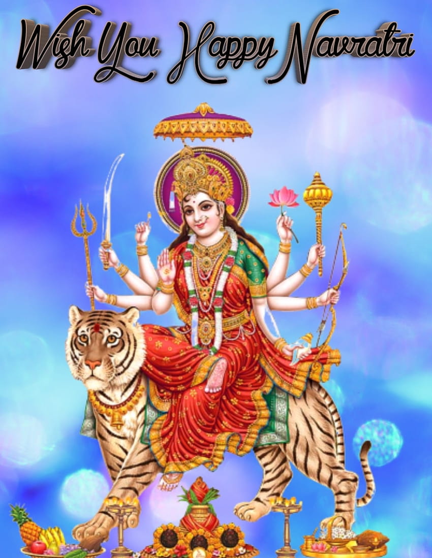 navratri mata rani,mitologia,guru,ilustração,personagem fictício,arte Papel de parede de celular HD