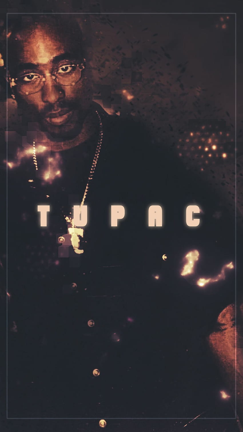 Tupac Dark Poster 2, tupac aesthetic HD phone wallpaper