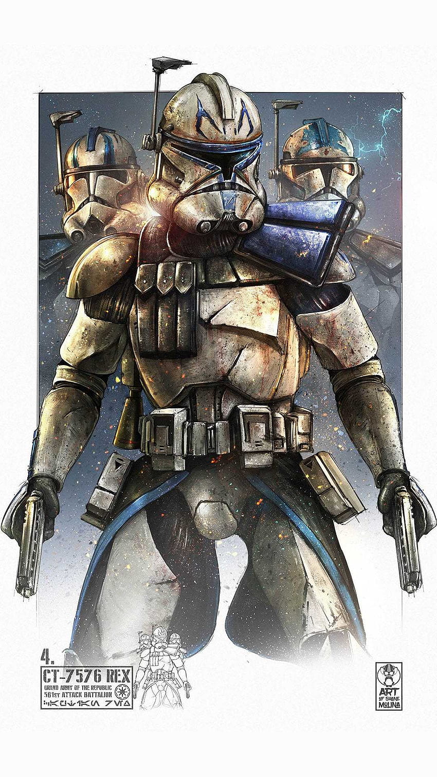 IPhone Captain Rex, clone troopers iphone HD phone wallpaper