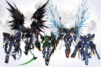 74 Gundam Wing Backgrounds  WallpaperSafari