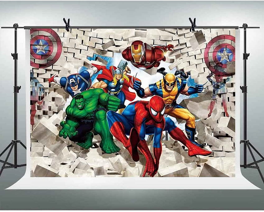 Acquista SUNDAYJIN Superhero Superman for Avengers Fondali 10x7ft Cartoon Baby Birtay graphy Sfondi Vinyl Banner Theme Party hoot Puntelli Online in Turchia. B09C1HW1TZ Sfondo HD