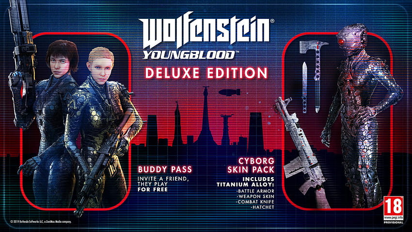 Buy Wolfenstein Youngblood Deluxe Edition With GAME Exclusive, wolfenstein youngblood game 2019 HD wallpaper