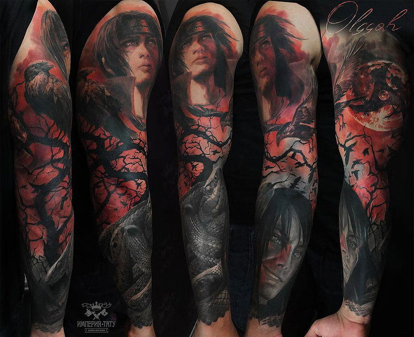 Greatest arm by Olggah, sharingan tattoo HD wallpaper | Pxfuel