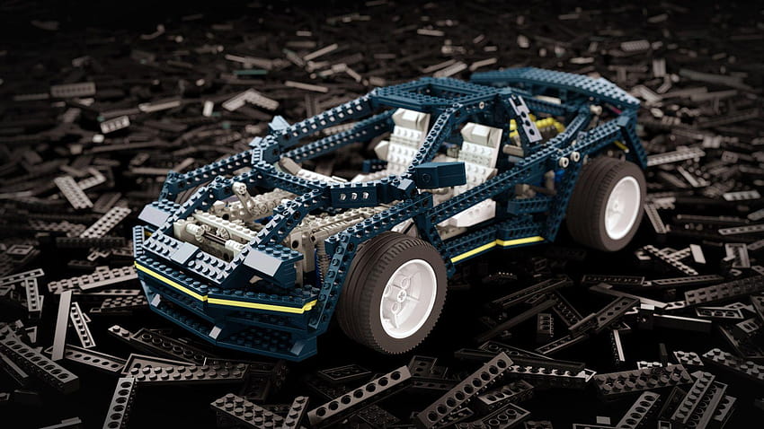 LEGO with 3ds Max, lego technic HD wallpaper