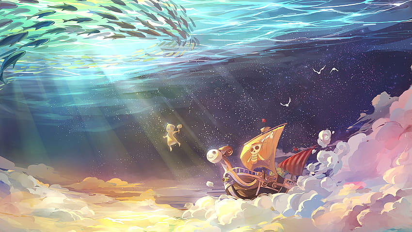 Going Merry One Piece fondo de pantalla