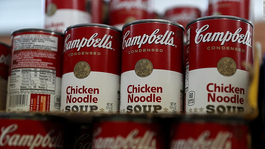 Trump official defends tariff with can of soup, campbells soup cans HD wallpaper