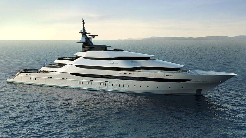 Ocean cgi yachts luxury boats oceanco sea, super yachts HD wallpaper
