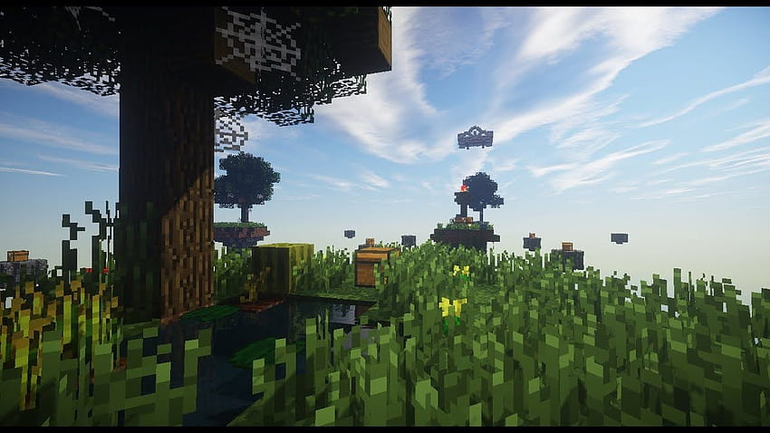 Minecraft Backgrounds Shaders, minecraft skywars HD wallpaper