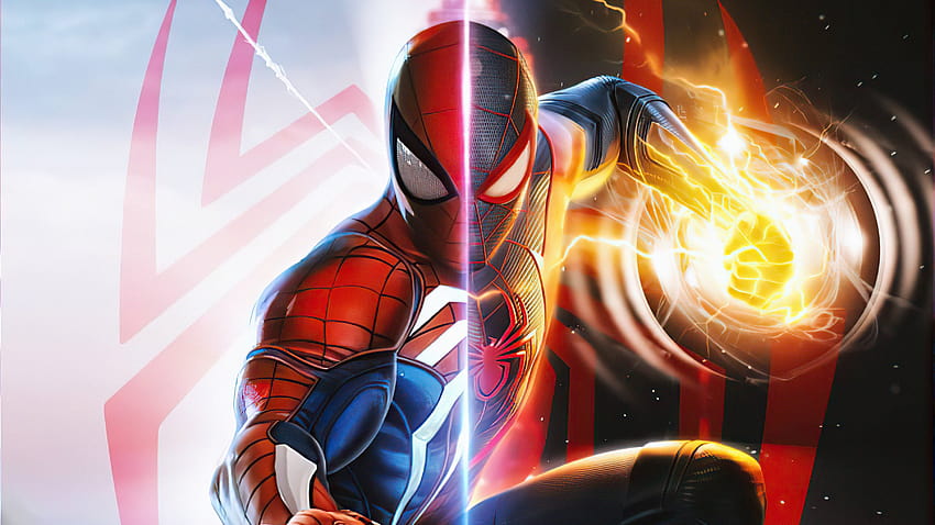 Spiderman Miles Morales Fanart , Games, Backgrounds, and, スパイダーマンとマイルズモラレス 高画質の壁紙