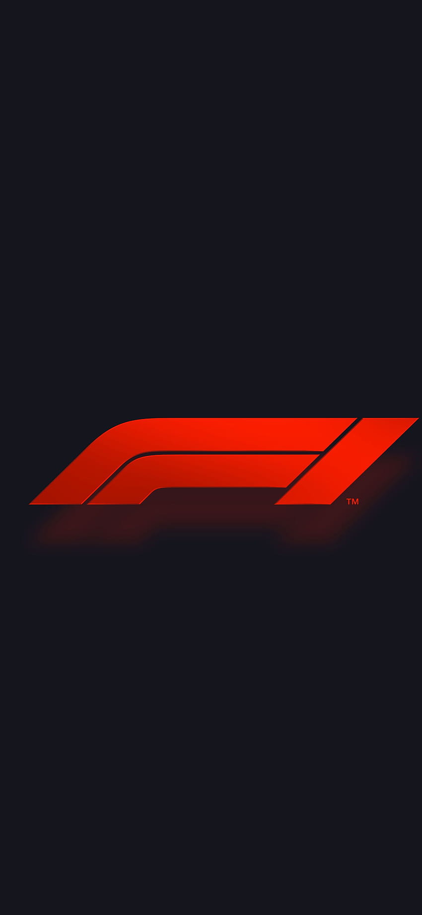 Logotipo de Fórmula 1, teléfono f1 minimalista fondo de pantalla del teléfono