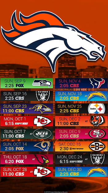 Denver Broncos 2022 schedule