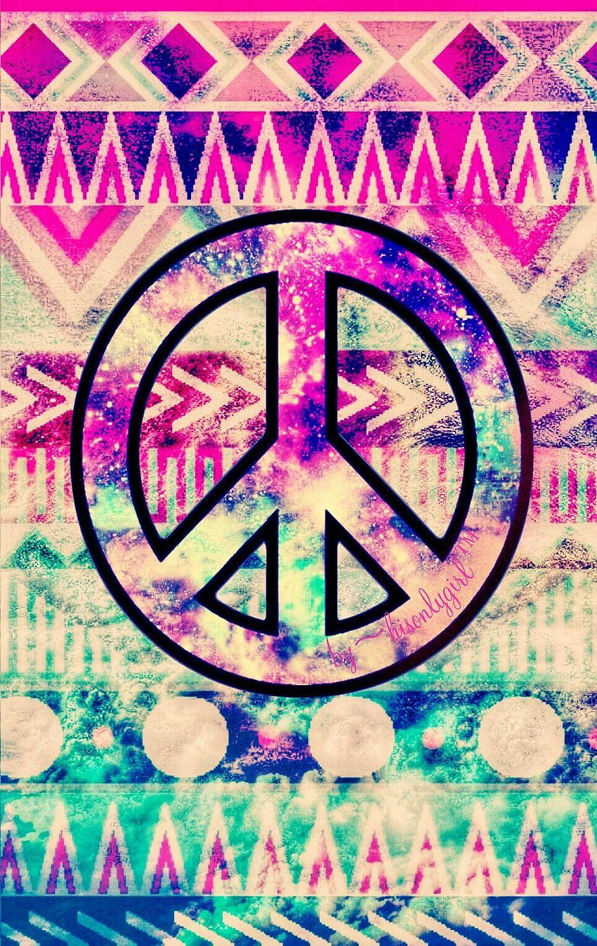 Vintage tribal peace, peace hippie HD phone wallpaper