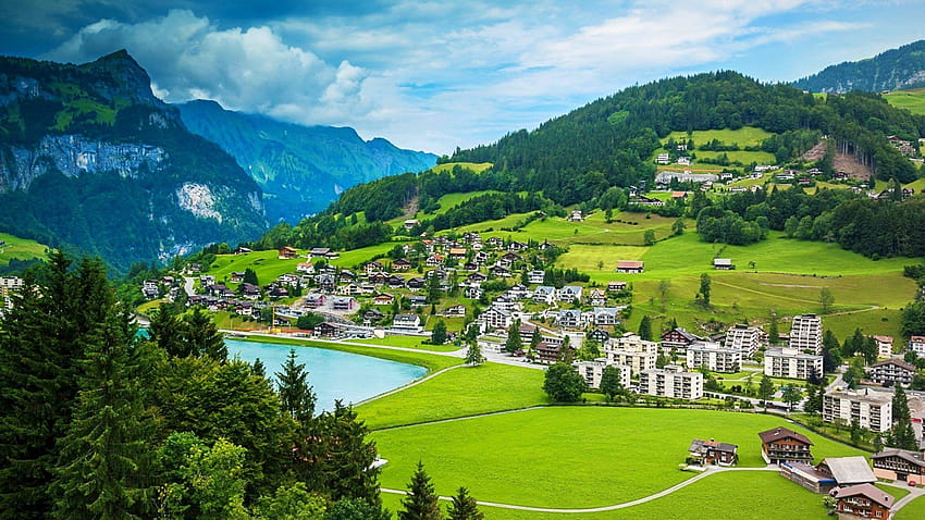 İsviçre Kırsalı, İsviçre Gölü HD duvar kağıdı