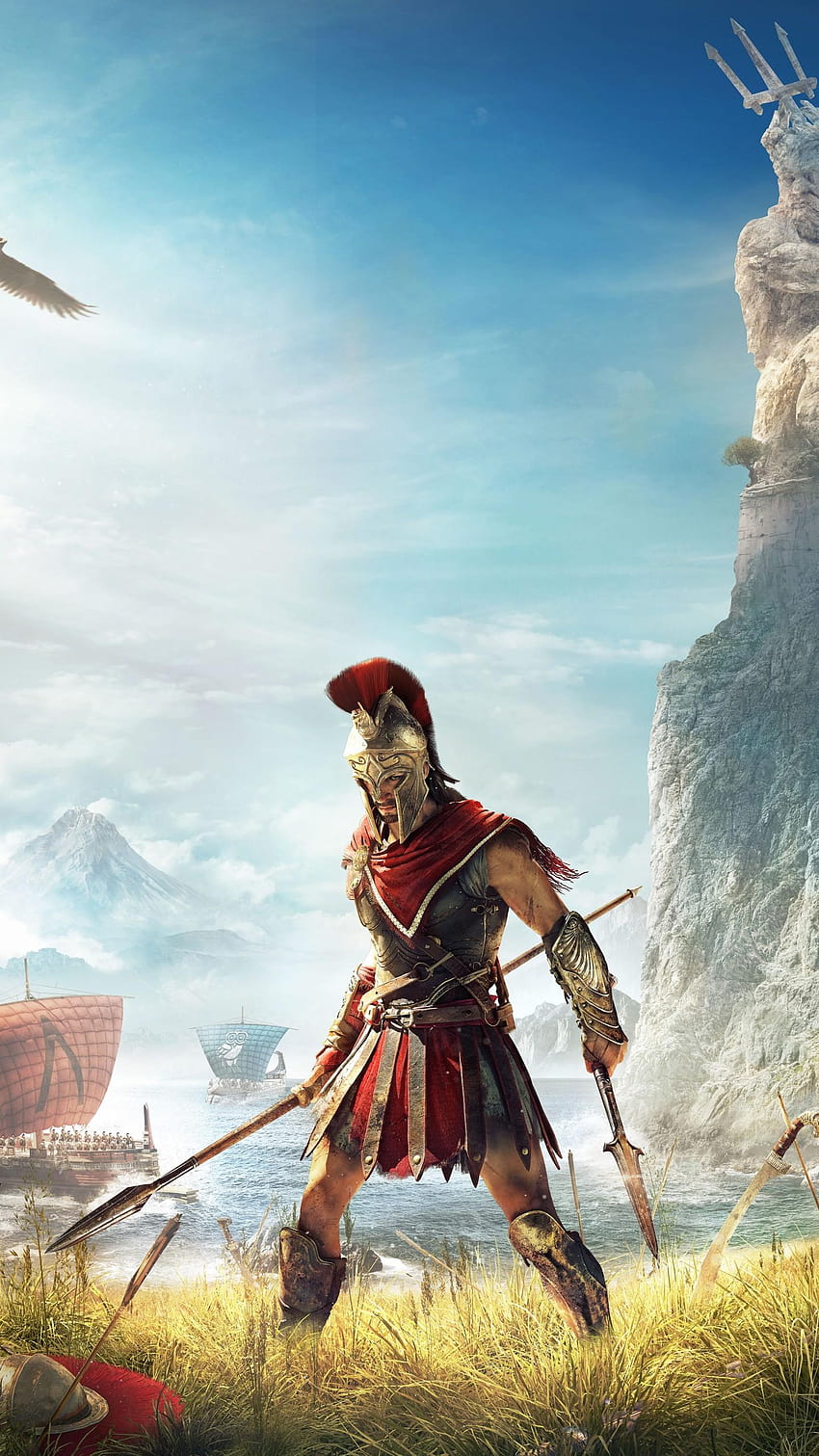 Assassin's Creed: Odyssey, Alexios, E3 2018, โทรศัพท์มือสังหารลัทธิ วอลล์เปเปอร์โทรศัพท์ HD