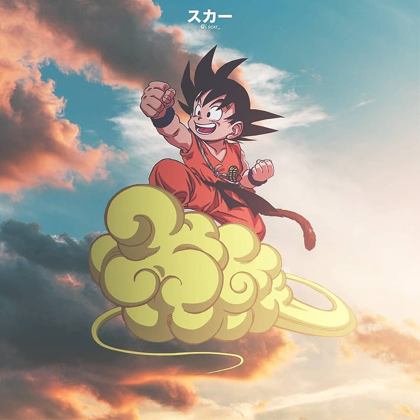 Anime, desenho animado, dragon ball, goku, filho Goku, HD papel de parede