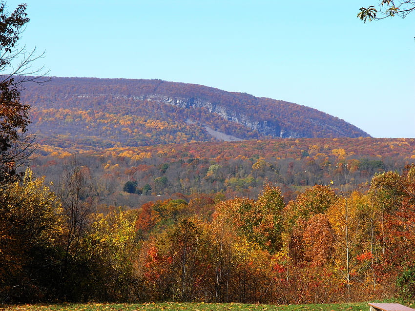 Mountain: Delaware Water Gap Oct Pa Mountian Fall Leaves HD wallpaper