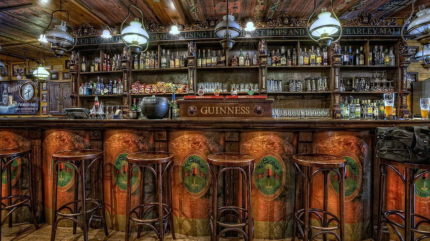 Other: English Pub Bar Stools Full Backgrounds for 16:9, pubs HD wallpaper