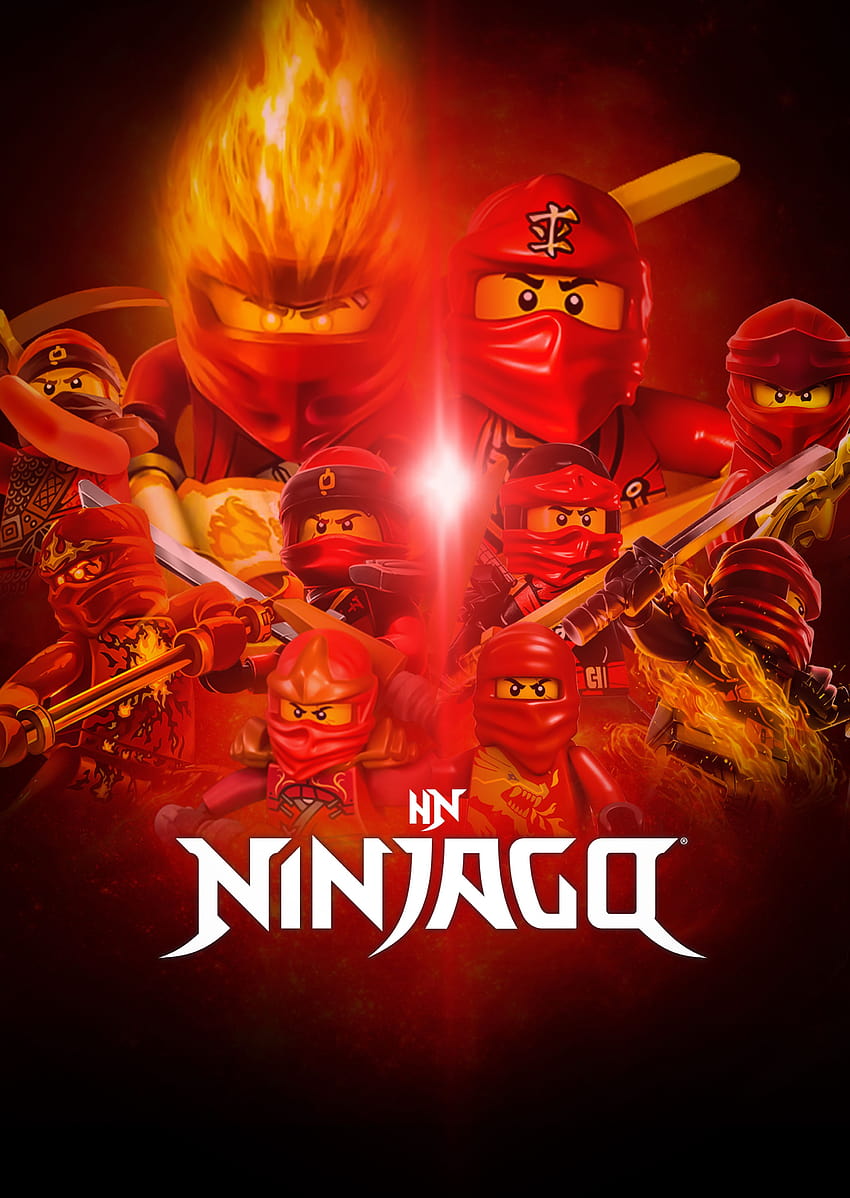 Lego Ninjago Kai Master of Fire Плакат 2 през 2021 г. HD тапет за телефон