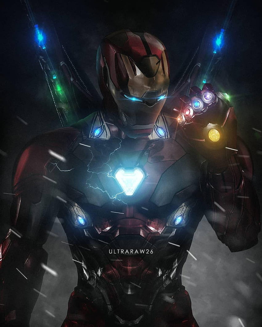 Avengers: Infinity War, iron man infinity gauntlet HD phone wallpaper