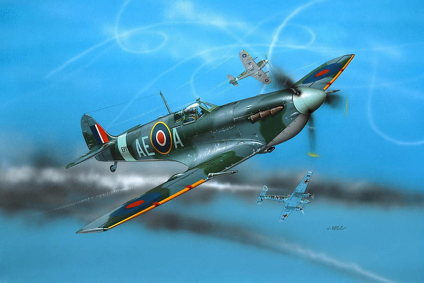 Aircraft supermarine spitfire HD wallpaper