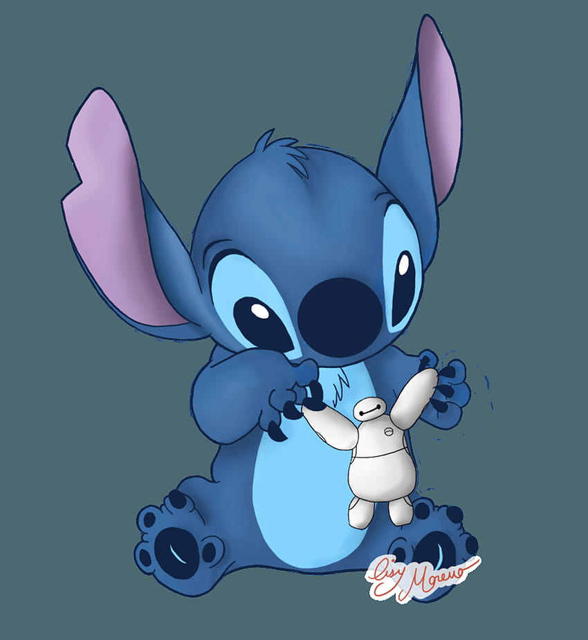 Stitch and Baymax by LisyMoreno, stich and baymax HD phone wallpaper |  Pxfuel