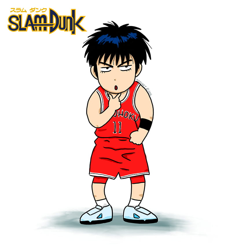 Kaede Rukawa Slam Dunk Fanart by noovart [1024x1024 HD phone wallpaper ...