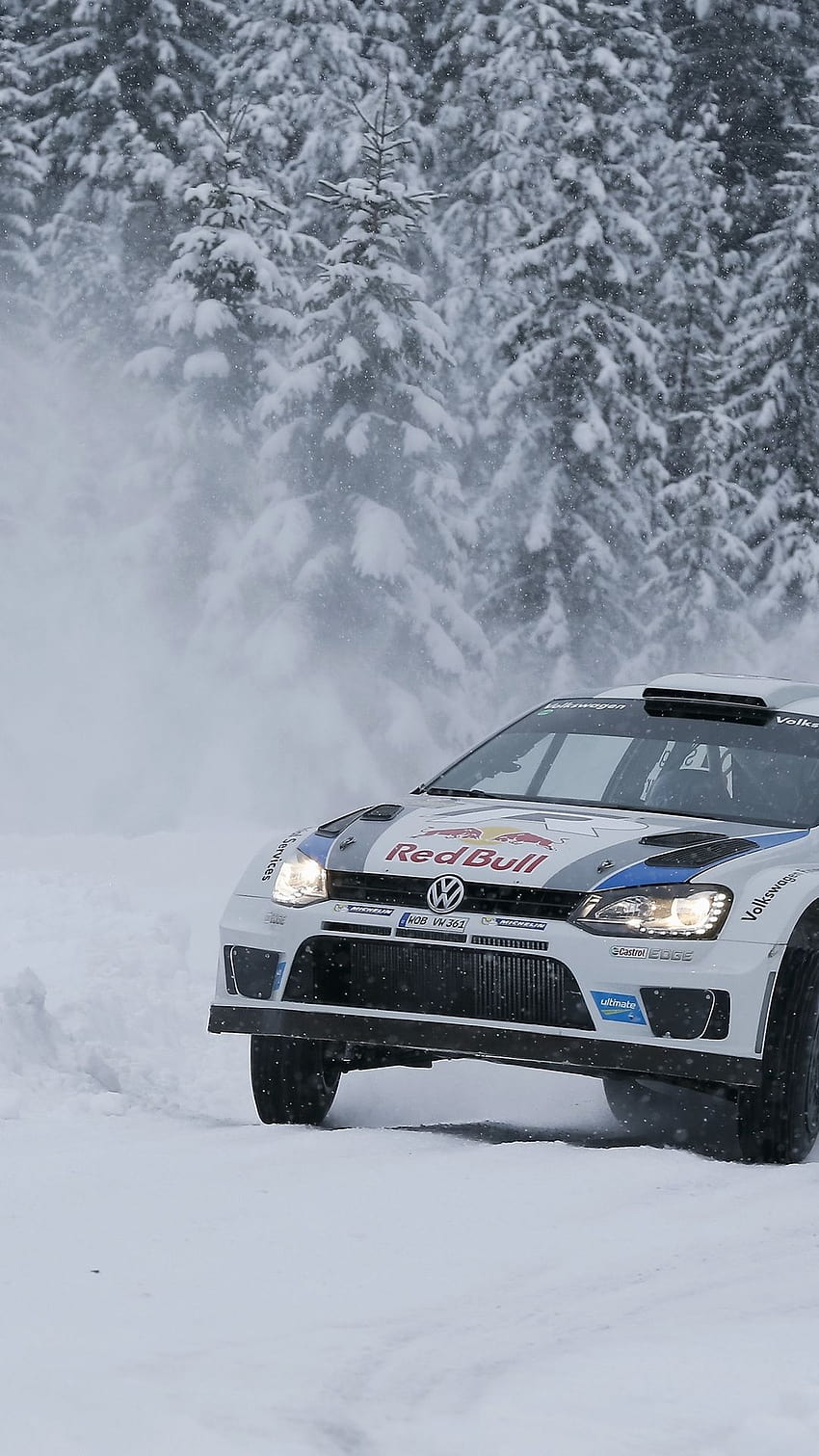 1080x1920 rally, wrc, forest, volkswagen, polo, snow, rally, skid, winter 17176, rally phone HD phone wallpaper
