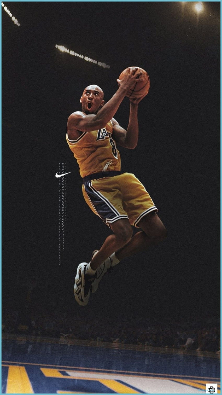 Carta Da Parati Kobe Bryant Kobe Bryant , Kobe Bryant, estética da enterrada no basquete Papel de parede de celular HD