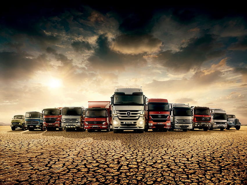 9 Mercedes Truck, benz truck HD wallpaper