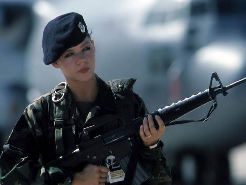 Russian Military Female Soldiers, policewomen HD wallpaper