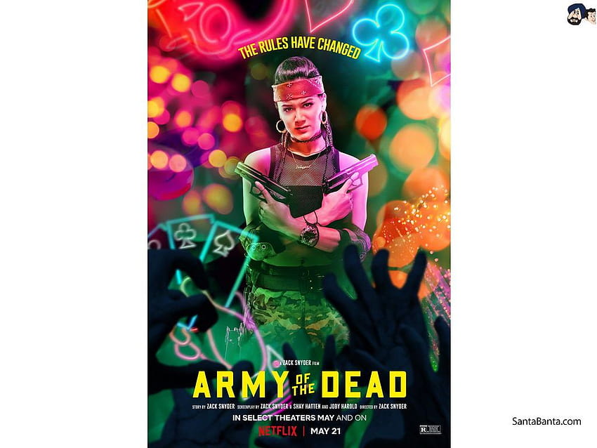 Samantha Win en la película de acción estadounidense de Netflix, 'Army of the Dead', army of the dead netflix fondo de pantalla