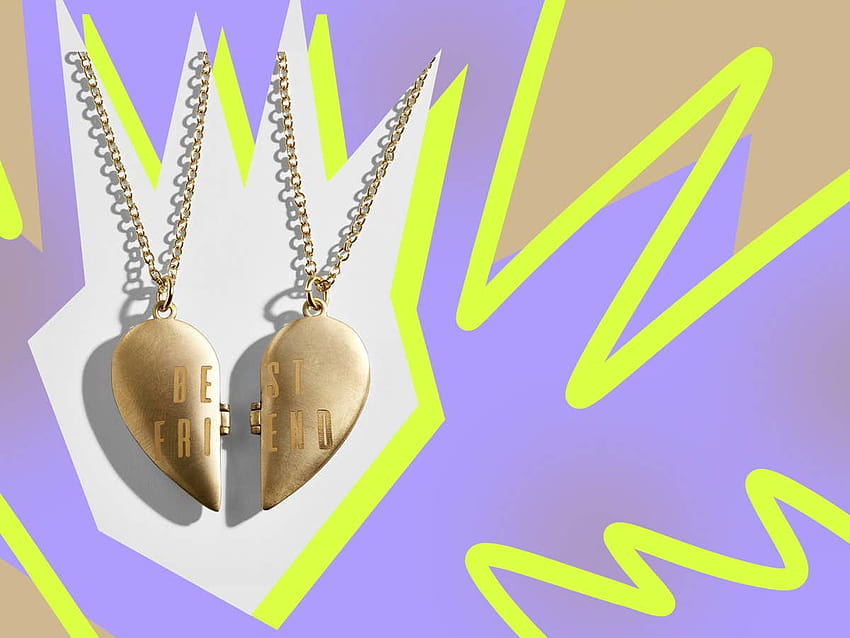 Hadiah Perhiasan Persahabatan Hari Valentine 2021, kalung bff Wallpaper HD