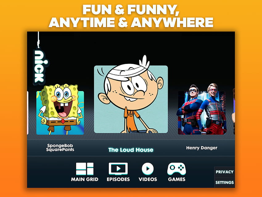 Nickelodeon Play: Ver programas de televisión, episodios y videos 2.9.0 Apk fondo de pantalla