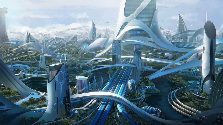 Advanced Solarpunk City : solarpunkreddit Sfondo HD