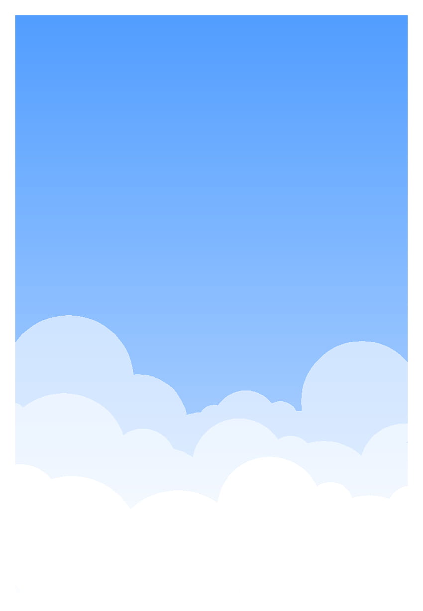 Карикатурни облачни фонове HD тапет за телефон