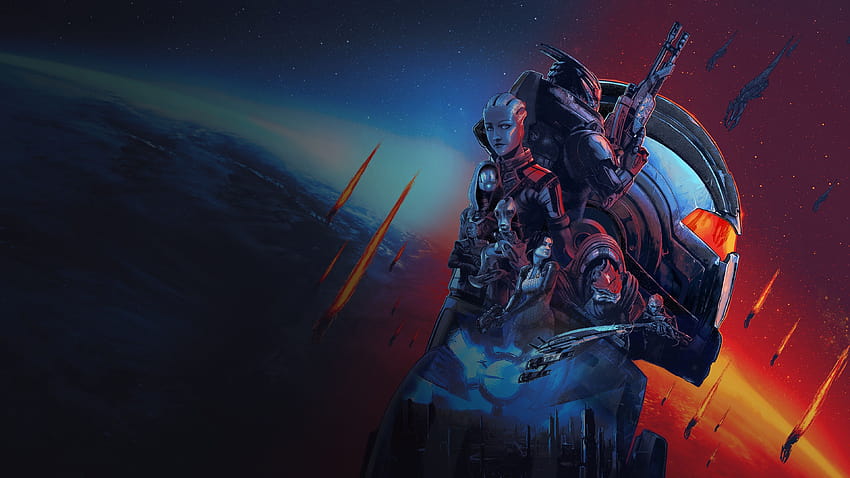 Mass Effect™ Legendary Edition, legendäre Masseneffekt-Edition HD-Hintergrundbild