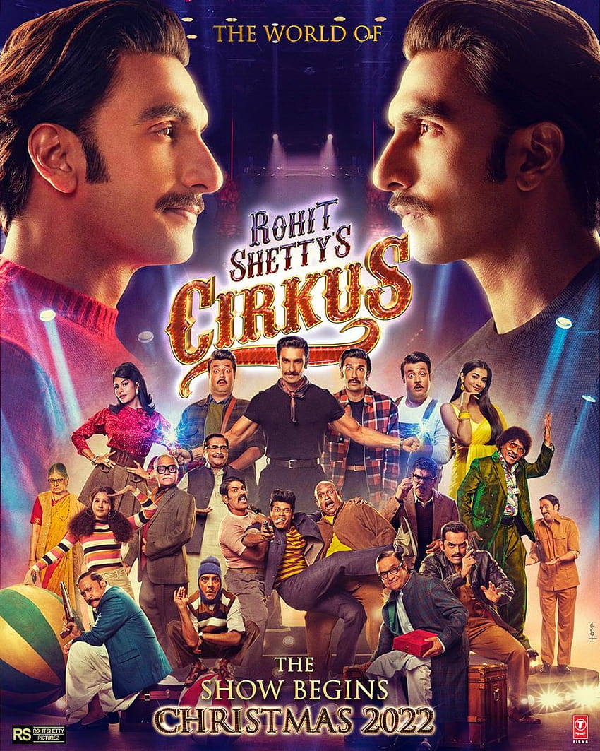 Cirkus First Look Filmplakat, erscheint dieses Weihnachten, Bollywood-Film 2022 HD-Handy-Hintergrundbild