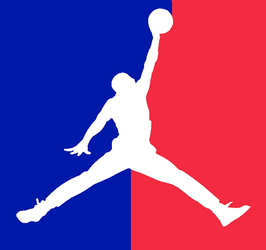 3 Logotipo de Jordan, logotipo rojo de Jordan fondo de pantalla