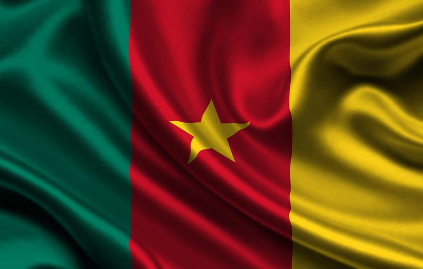 Red, Star, Flag, Texture, Yellow, Green, Flag, Cameroon, cameroon flag HD wallpaper
