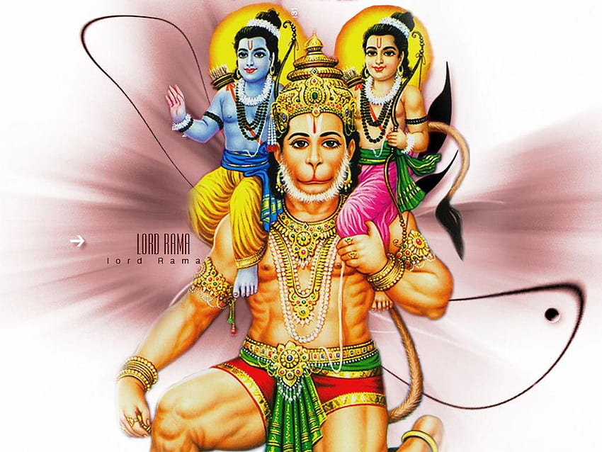 Lord Rama Jai ​​Shri Ram Hanuman, ram sita hanuman Sfondo HD