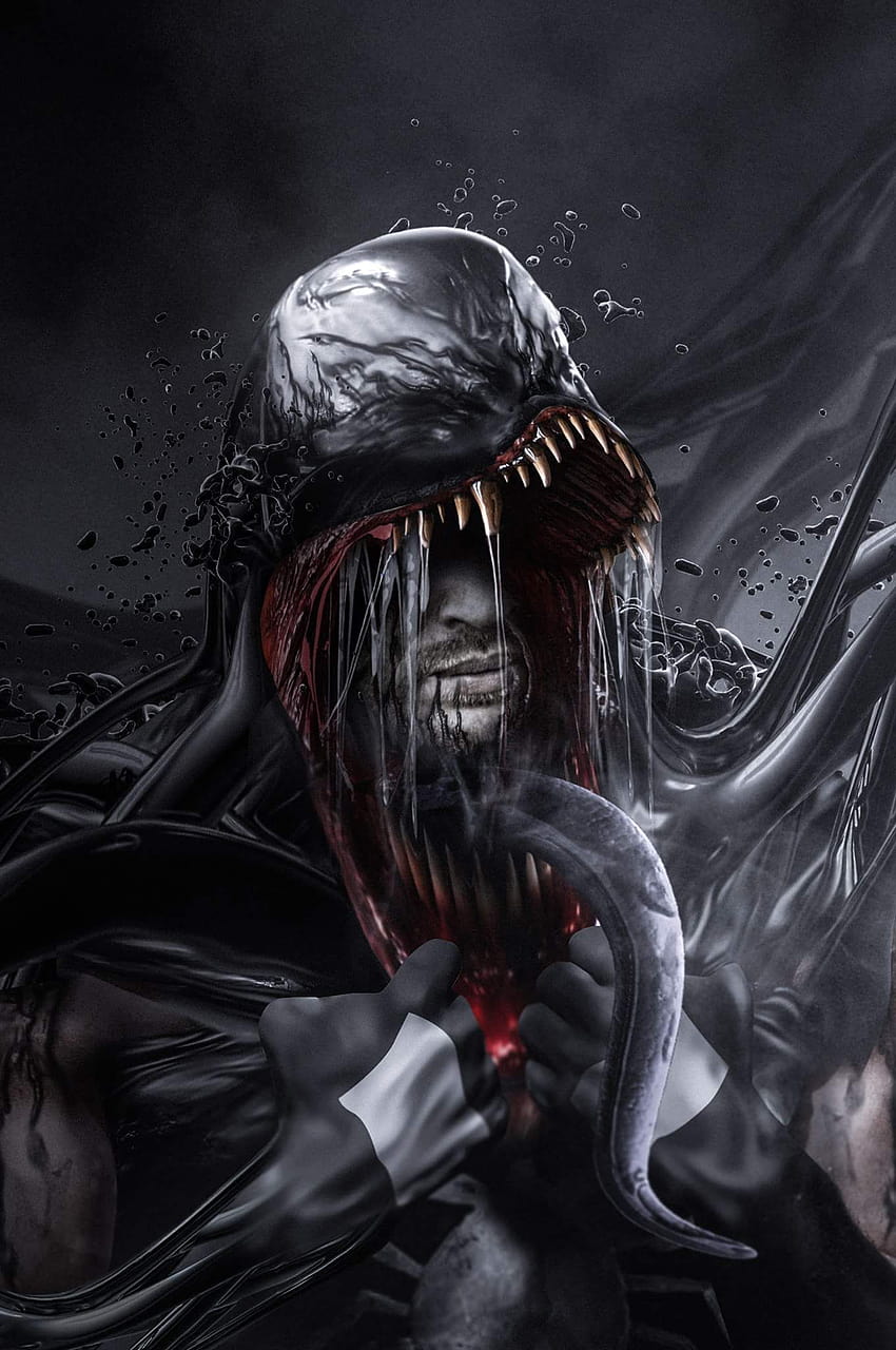 Tom Hardy Venom Transformation Artwork 2, Venom Transforming Hd Phone 