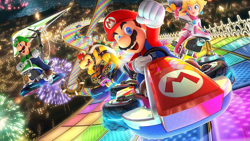 Mario Kart 8 Deluxe Nintendo Switch HD-Hintergrundbild