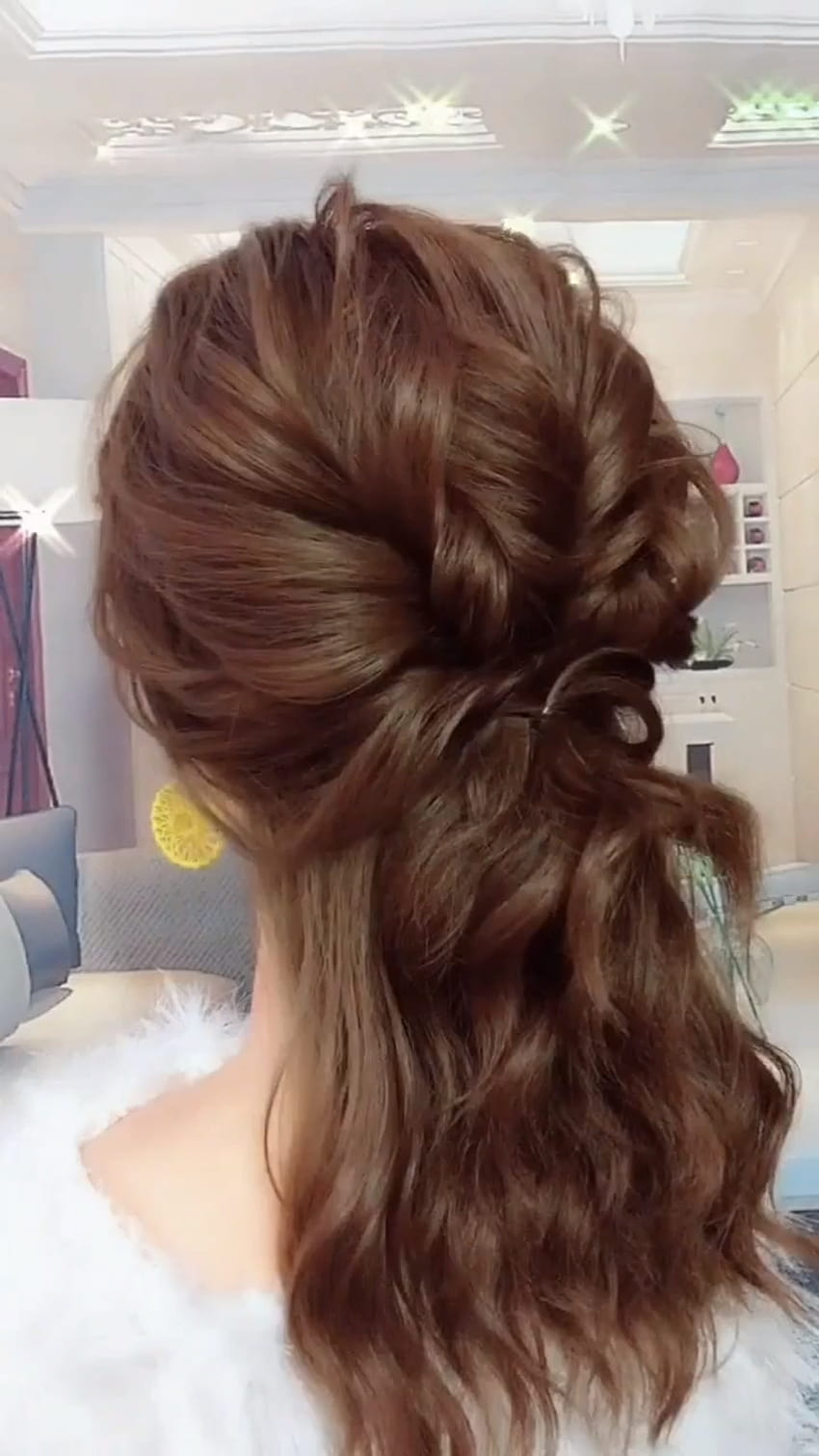 New Low Messy Bun. Bridal Hairstyle For Long Hair. Wedding Updo Tutorial -  YouTube