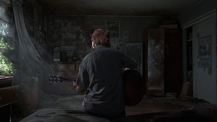 The Last Of Us 2 Ellie Guitar [ LINK ENGINE, tlou Wallpaper HD