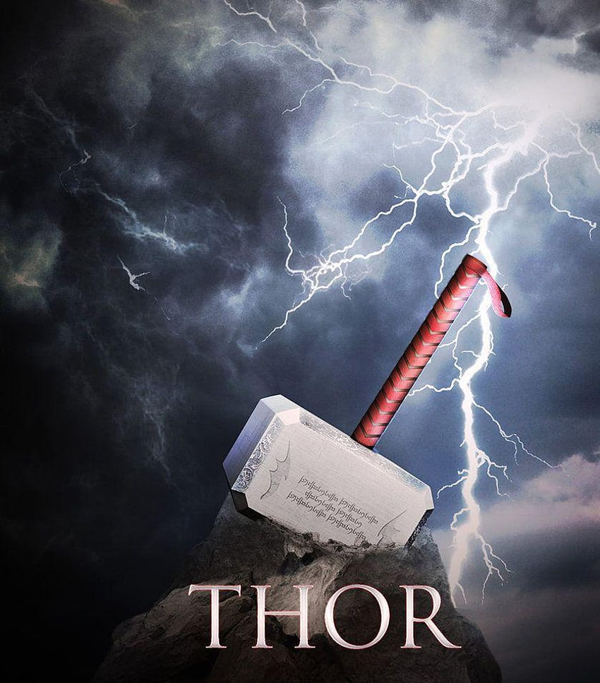 Thor Hammer , Thor Hammer, logo thor wallpaper ponsel HD