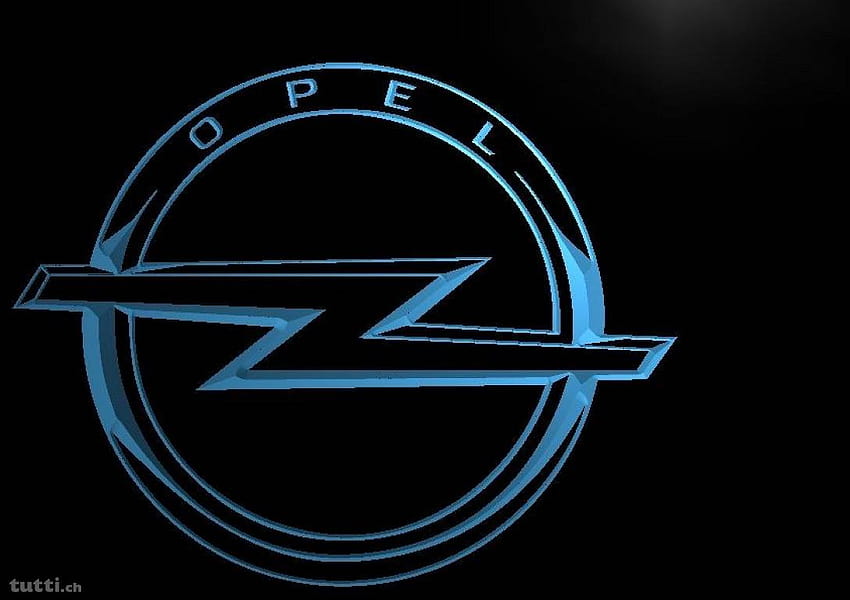 Logotipos de Opel, logotipo de fondo de pantalla