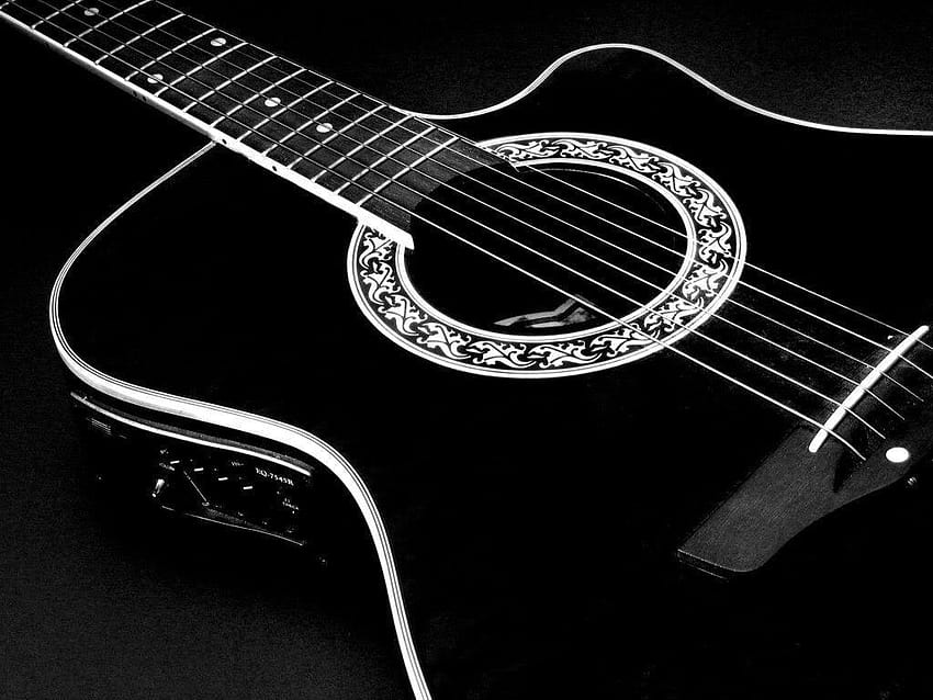 guitar gifs animated, black acoustic guitar HD wallpaper